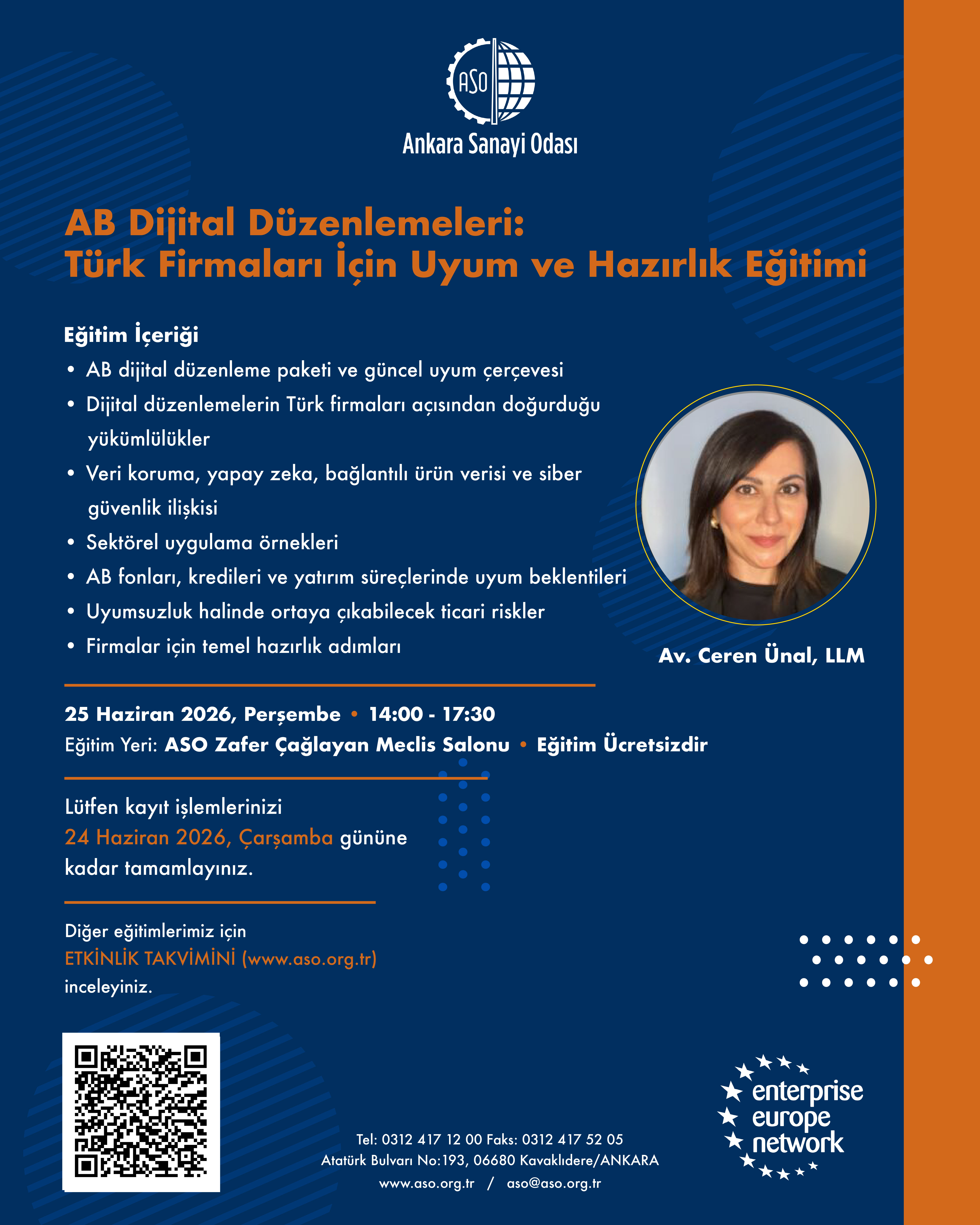AB DİJİTAL DÜZENLEMELERİ: TÜRK FİRMALARI İÇİN UYUM VE HAZIRLIK EĞİTİMİ