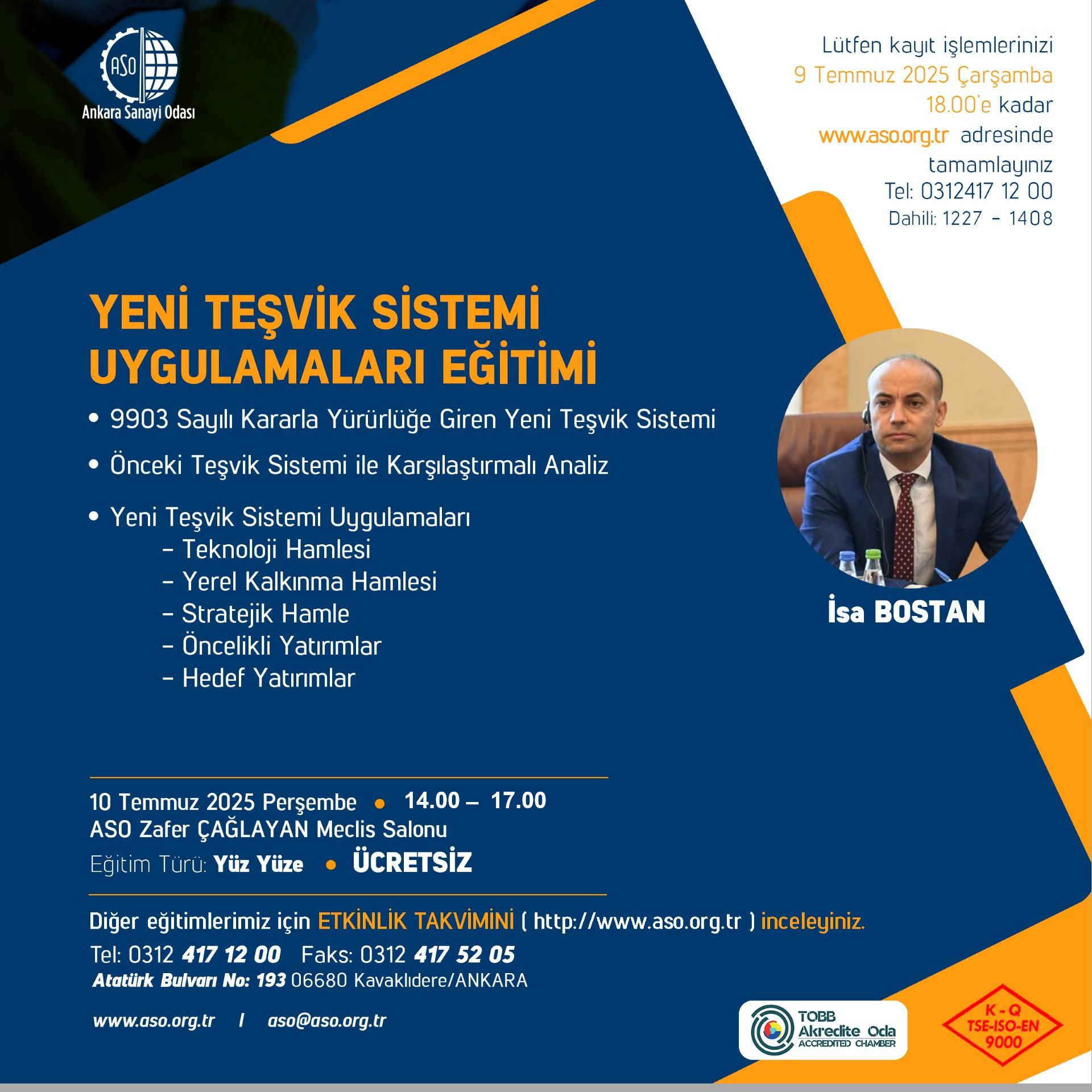 YENİ TEŞVİK SİSTEMİ UYGULAMALARI EĞİTİMİ