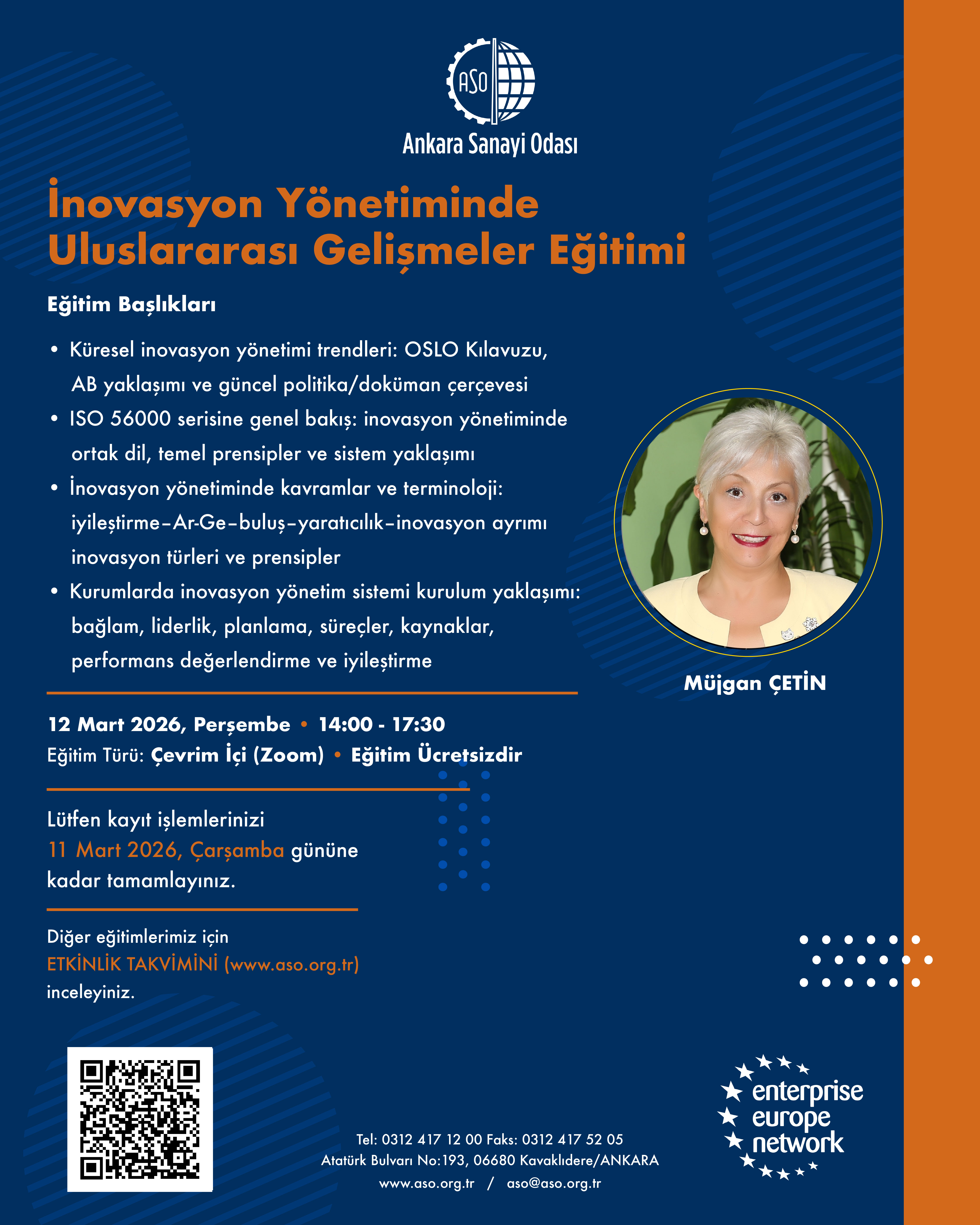 İNOVASYON YÖNETİMİNDE ULUSLARARASI GELİŞMELER EĞİTİMİ (ÇEVRİM İÇİ)