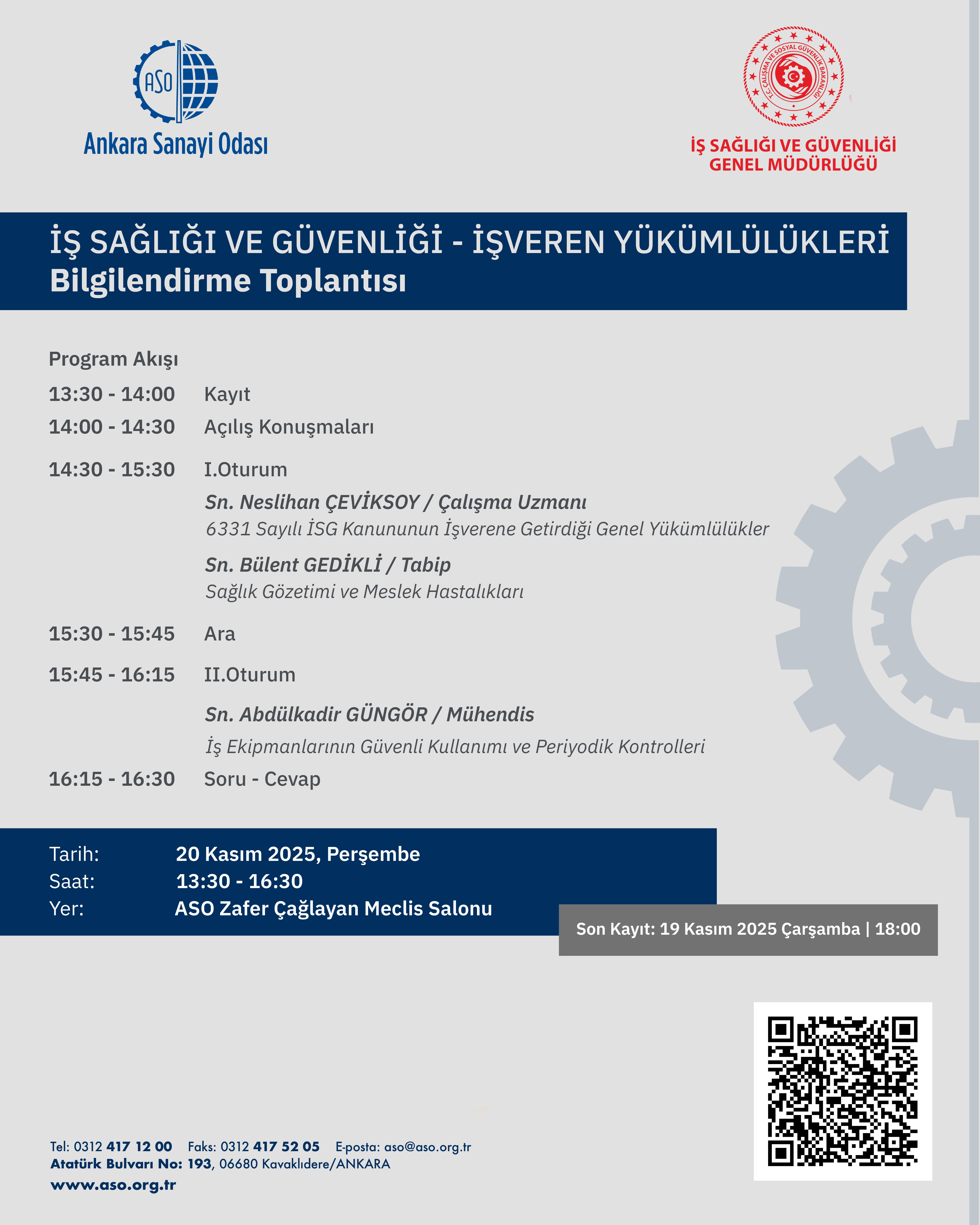 İŞ SAĞLIĞI VE GÜVENLİĞİ - İŞVEREN YÜKÜMLÜLÜKLERİ BİLGİLENDİRME TOPLANTISI