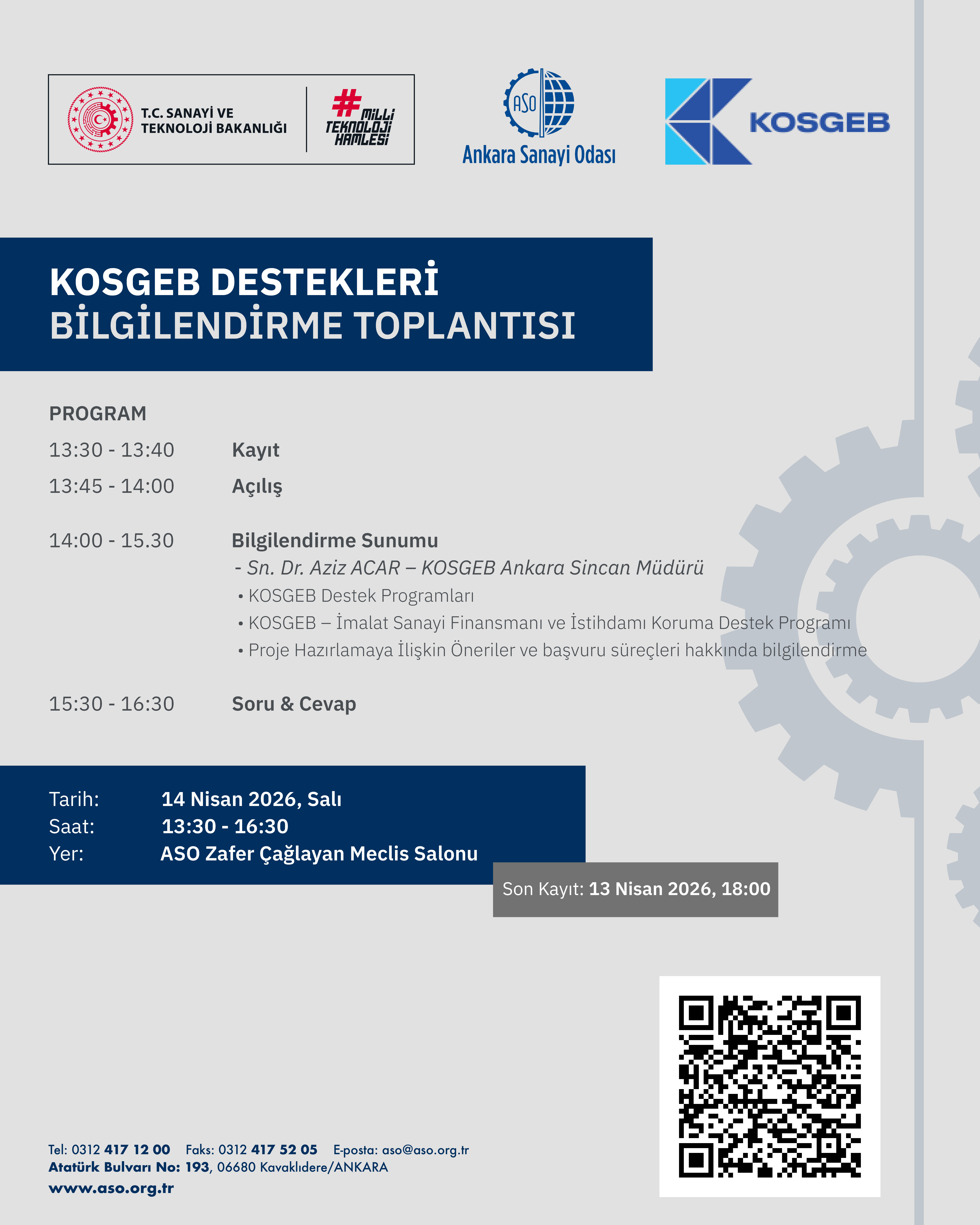 KOSGEB Destekleri Bilgilendirme Toplantısı