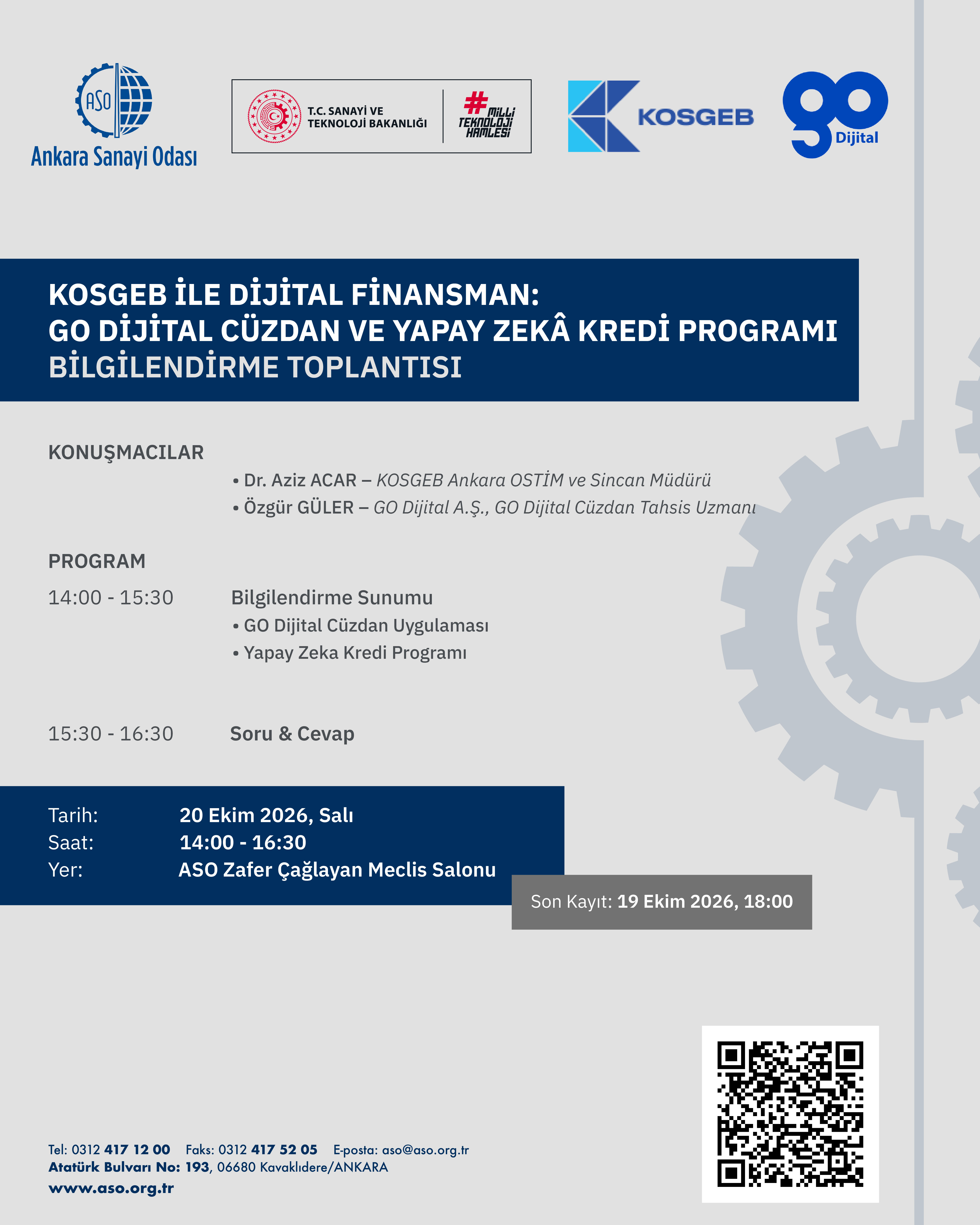 KOSGEB İLE DİJİTAL FİNANSMAN: GO DİJİTAL CÜZDAN VE YAPAY ZEKA KREDİ PROGRAMI BİLGİLENDİRME TOPLANTISI