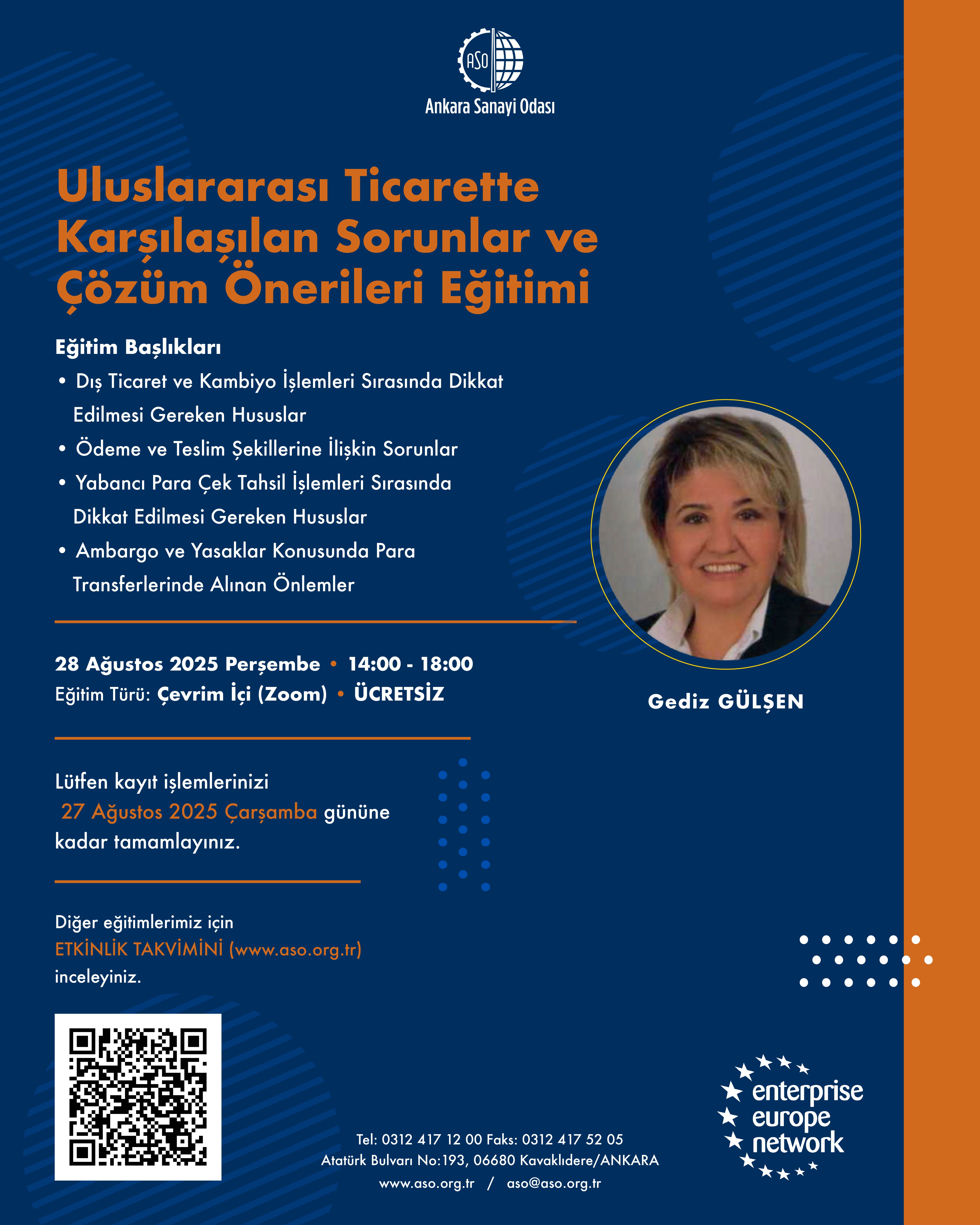 ULUSLARARASI TİCARETTE KARŞILAŞILAN SORUNLAR VE ÇÖZÜM ÖNERİLERİ EĞİTİMİ