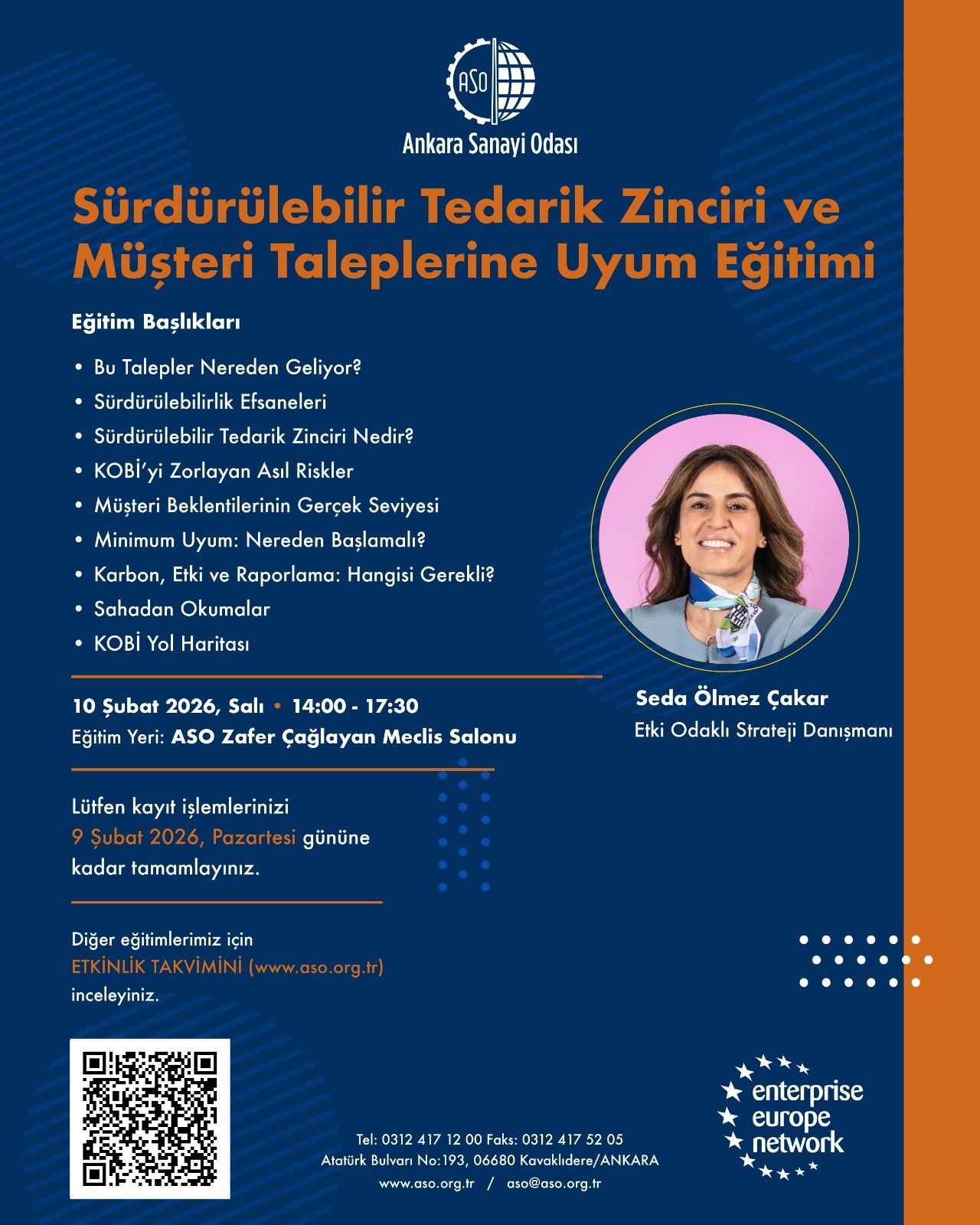 SÜRDÜRÜLEBİLİR TEDARİK ZİNCİRİ VE MÜŞTERİ TALEPLERİNE UYUM EĞİTİMİ